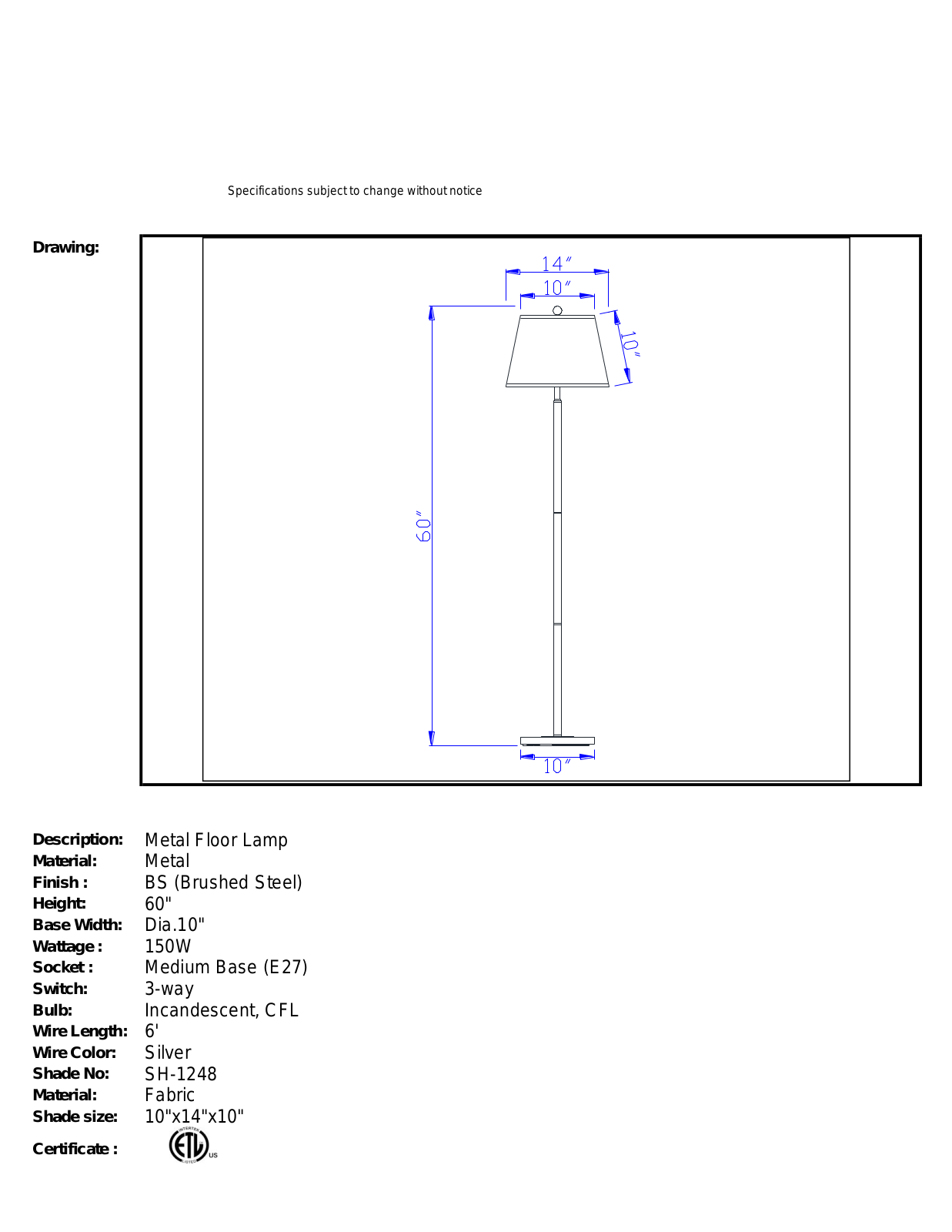 Red Barrel Studio RDBL1858 Specifications - ManualMachine.com