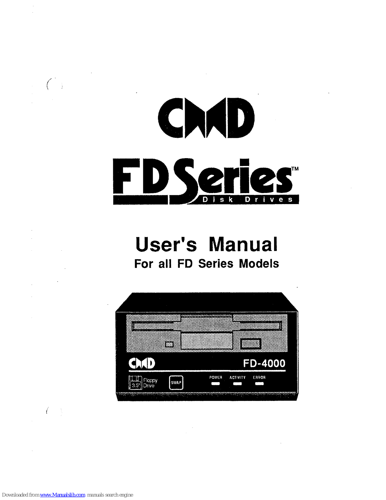 Commodore FD-4000 User Manual - ManualMachine.com