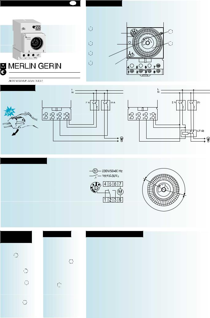 MERLIN GERIN IH 24 h - 1C - ARM et SRM User Manual