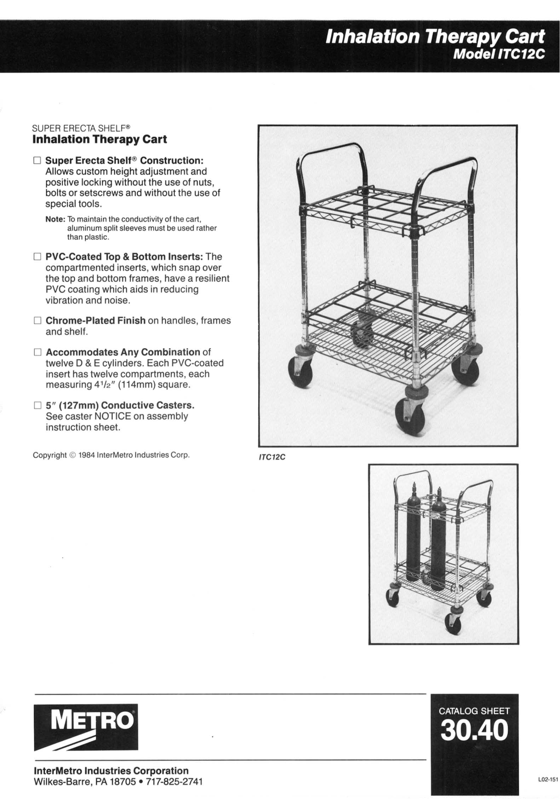 Metro ITC12C User Manual