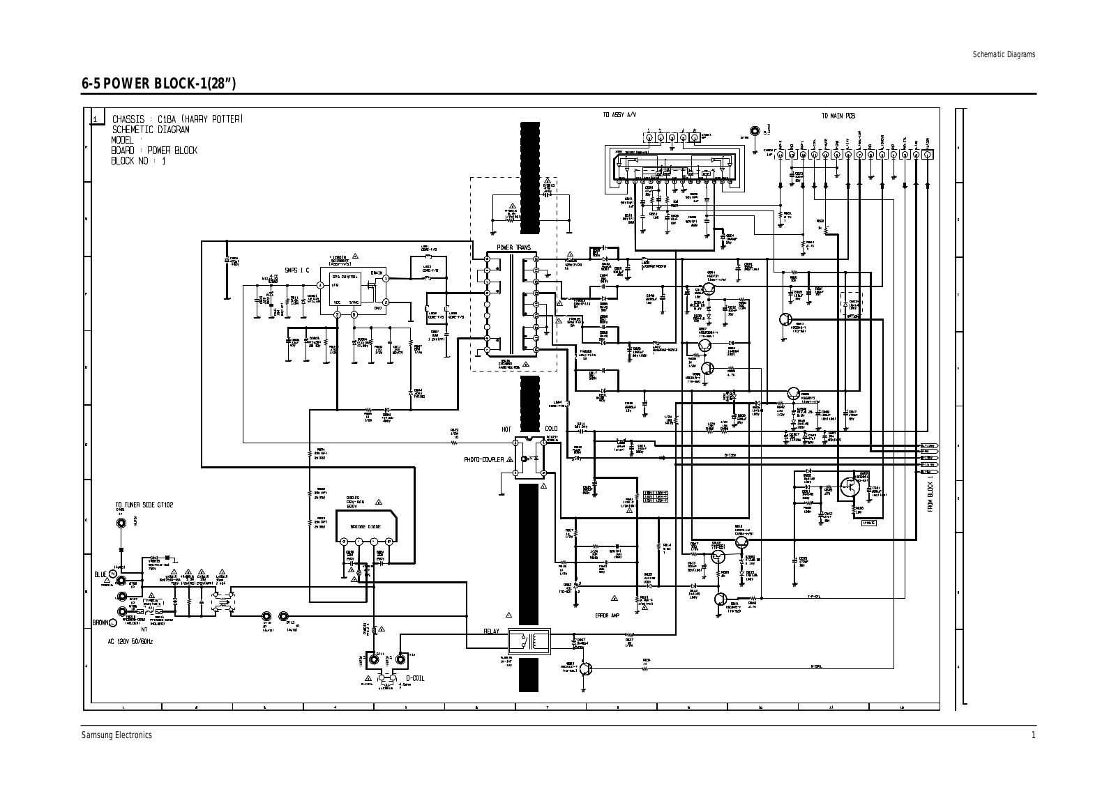 Samsung UW17J11VD Schematic