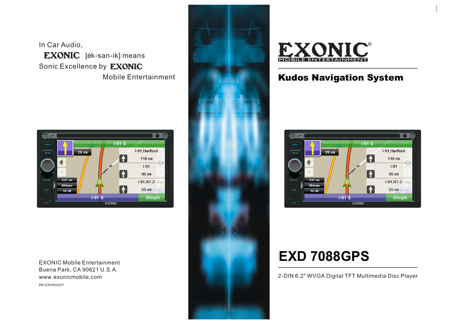 EXONIC EXD 7088GPS2 User Manual