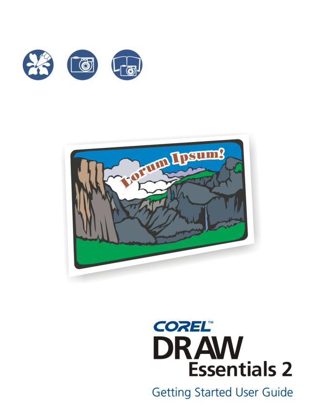 Corel Corel Draw Essentials - 2 Instruction Manual