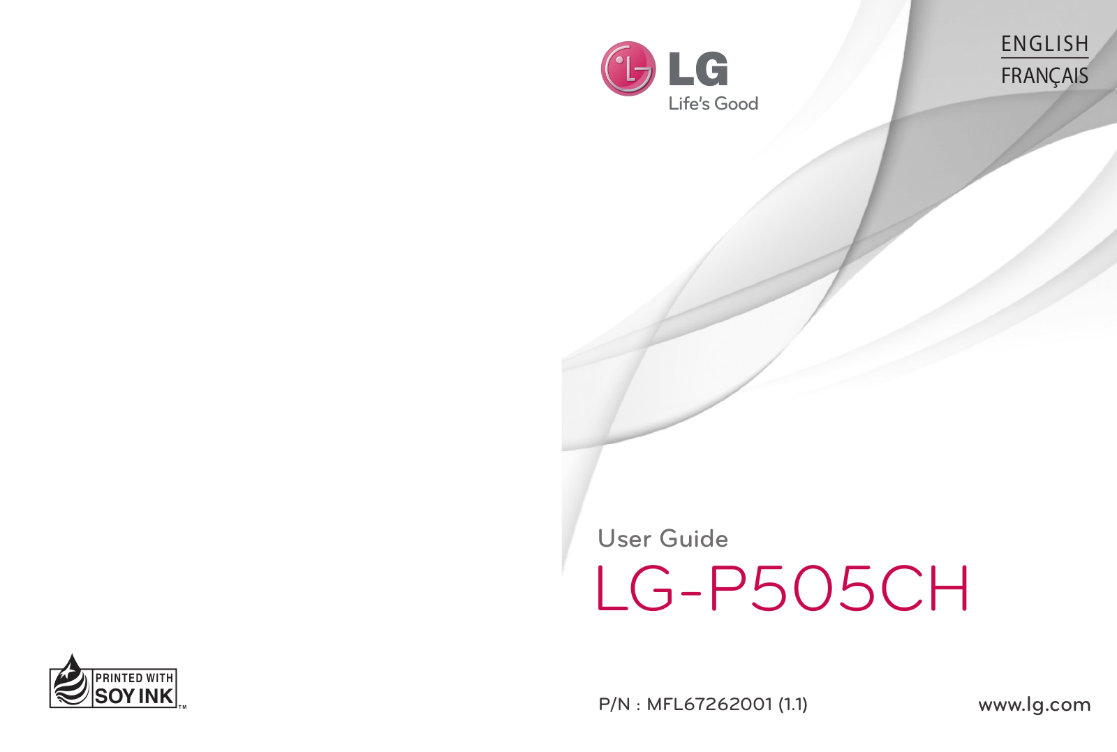 LG LGP505CH Owner’s Manual