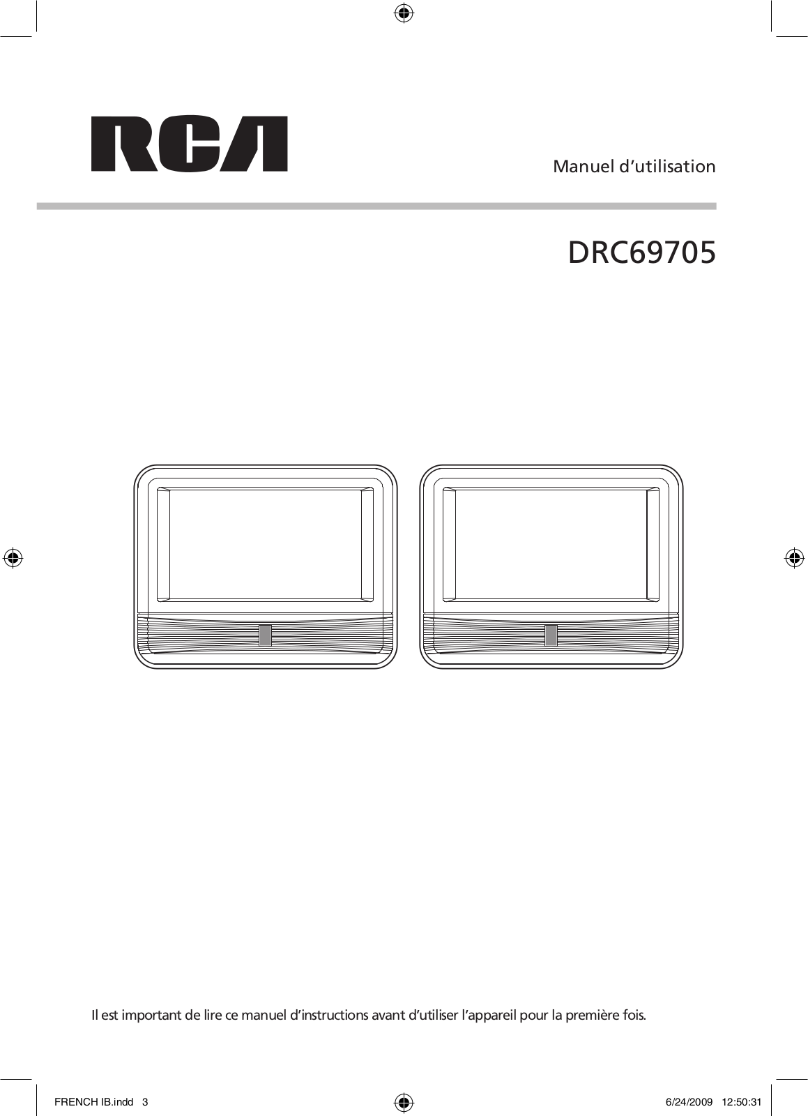 RCA DRC69705 Owner's Manual