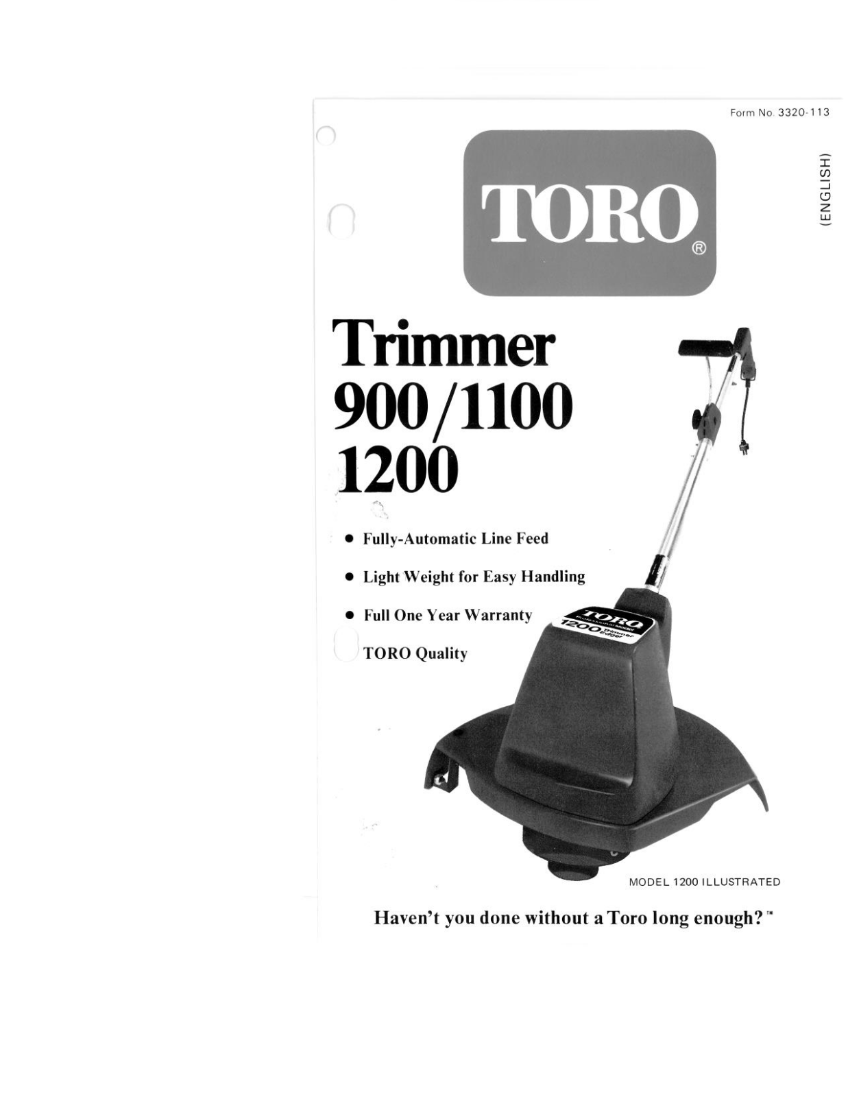 Toro 51210, 51310, 51410 Operator's Manual