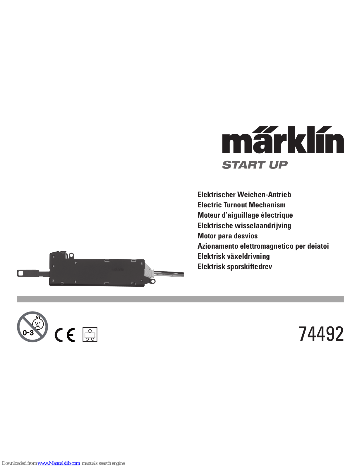 marklin 74492 Instruction Manual - ManualMachine.com