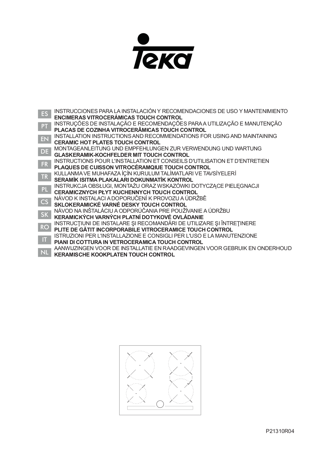 Teka iKnob IT 6350 User guide