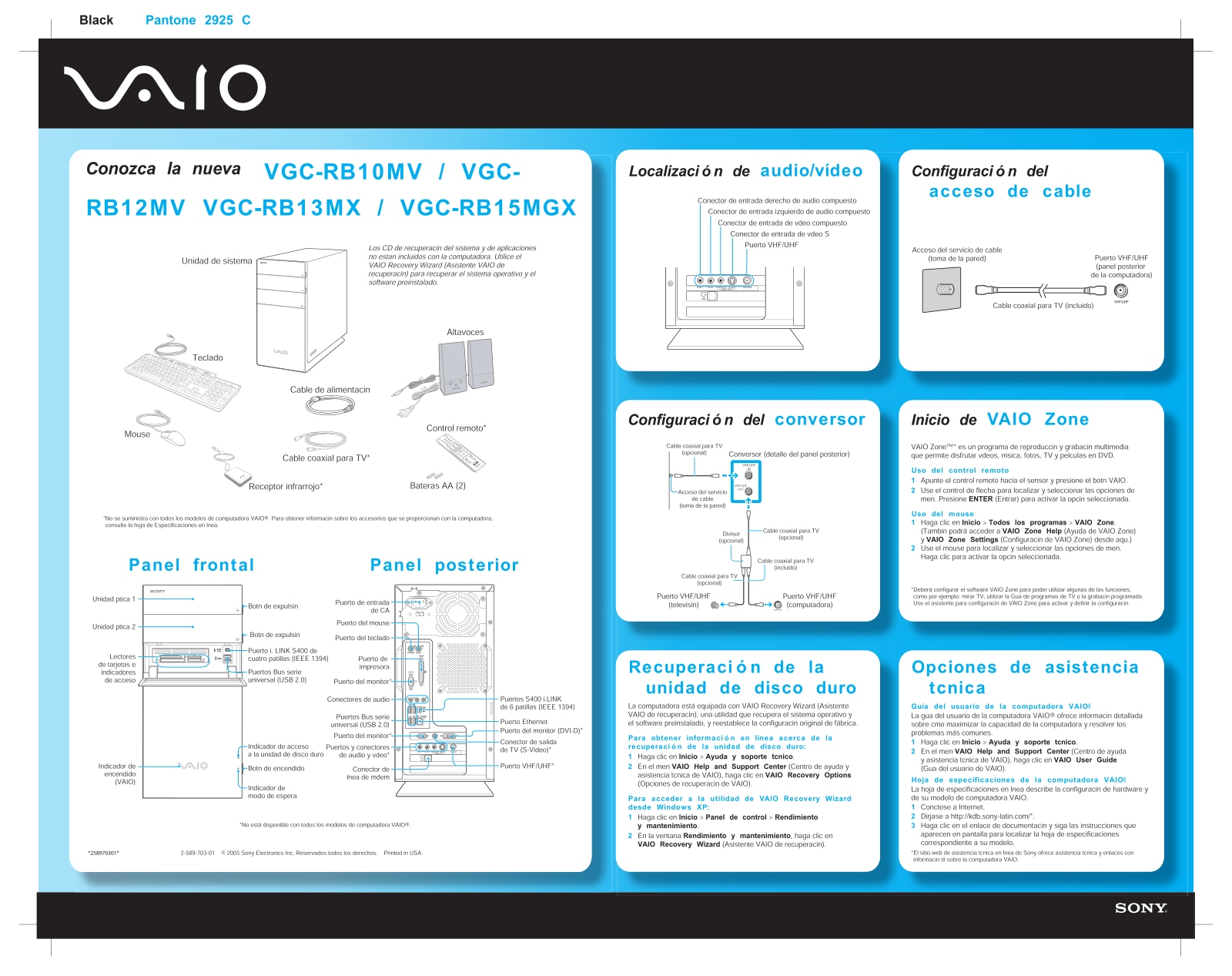 Sony VG-CRB10 User Manual