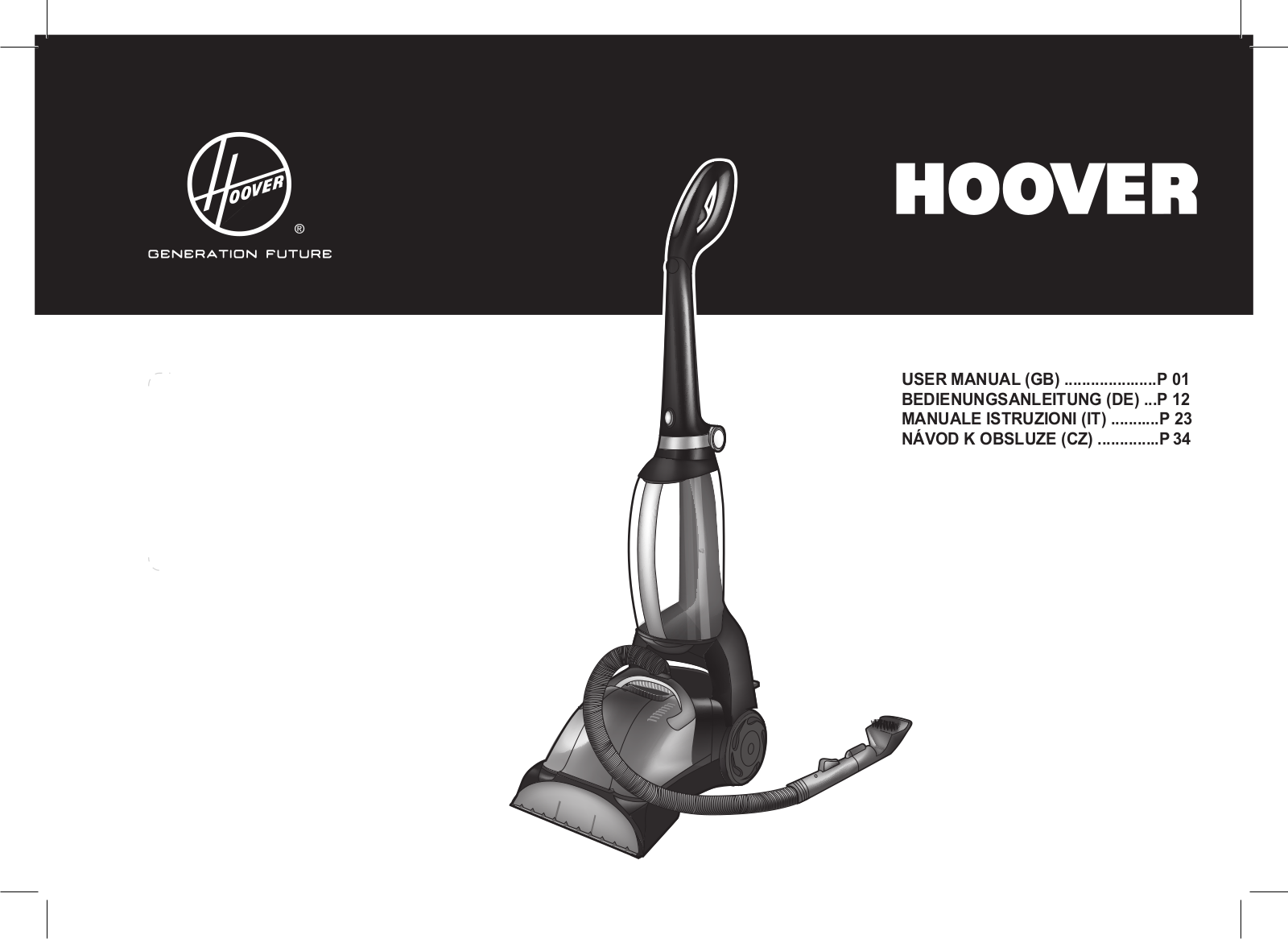 Hoover CJ930T 011 User Manual