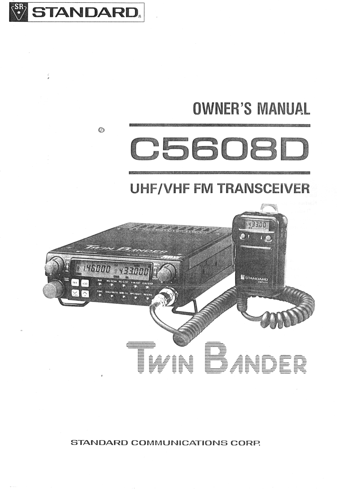 Standard c5608d User Manual