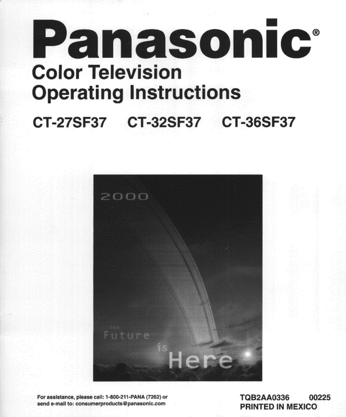 Panasonic CT-36SF37B, CT-32SF37B User Manual
