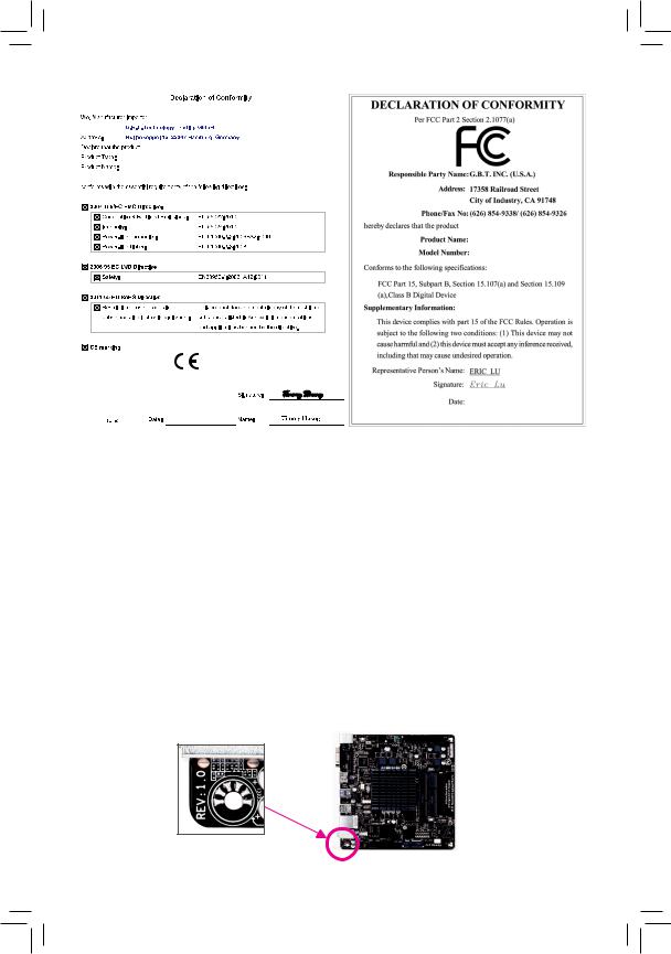 Gigabyte GA-J1800M-D2P, GA-J1900M-D2P Manual