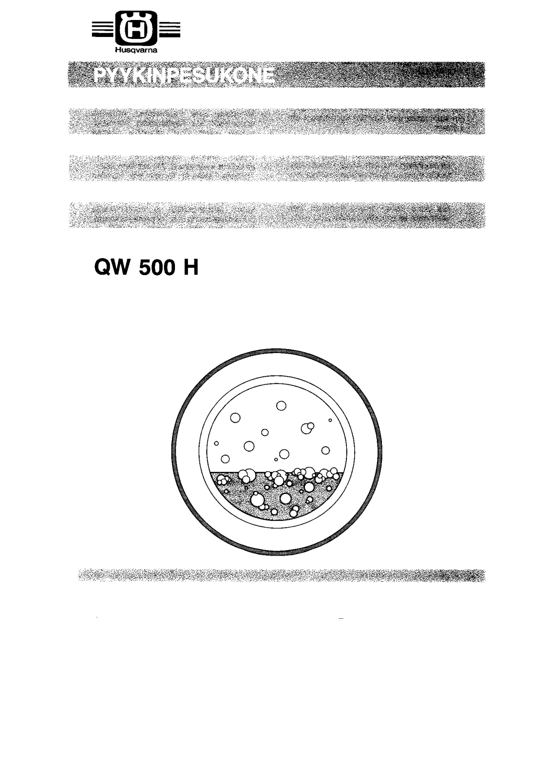 Husqvarna QW500H User Manual