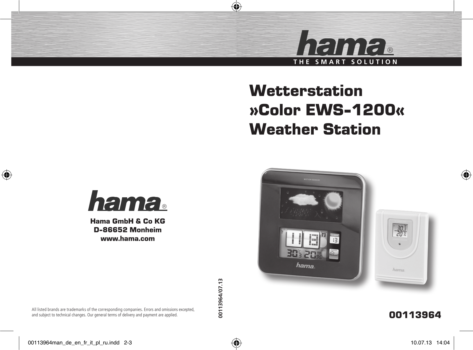 HAMA EWS-1200 User Manual