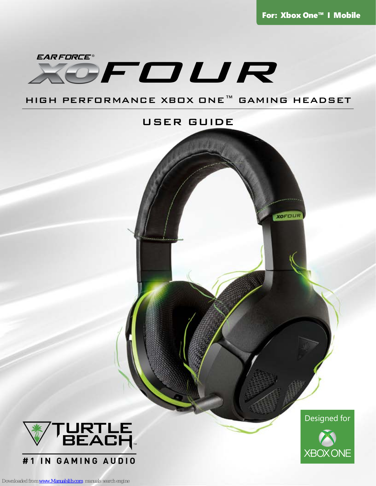 Turtle Beach XoFOUR, Ear Force XO FOUR User Manual