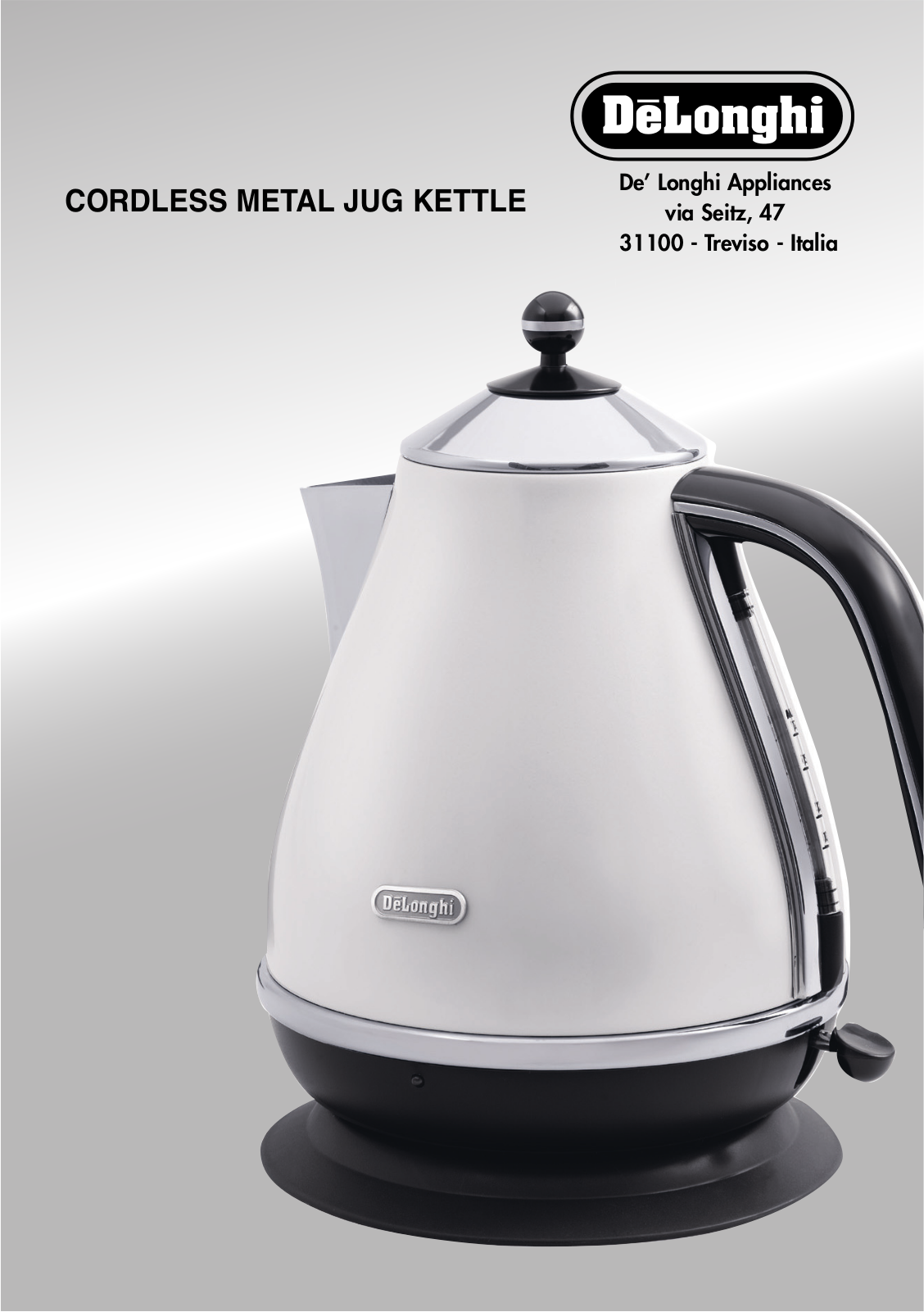 De'Longhi A2-1771014IDL Owner's Manual