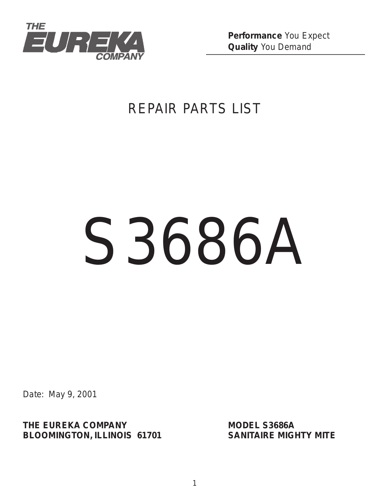 Eureka S3686A User Manual - ManualMachine.com