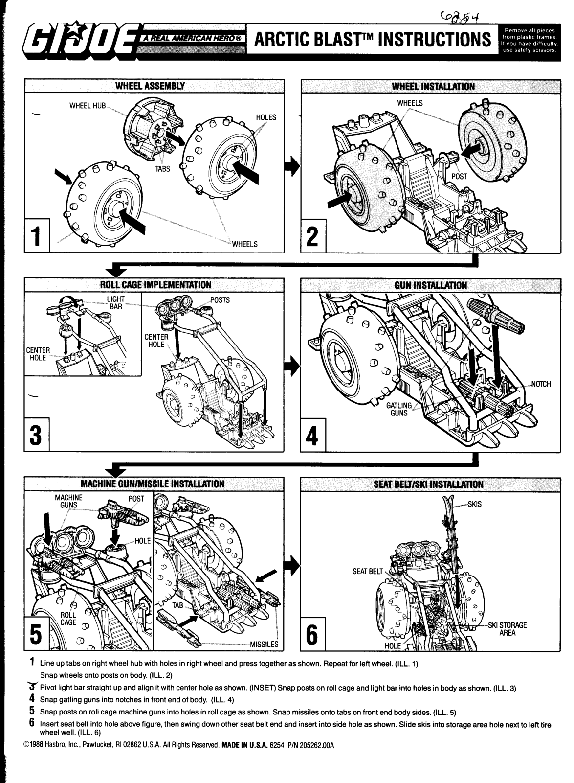 HASBRO GiJoe Arctic Blast User Manual