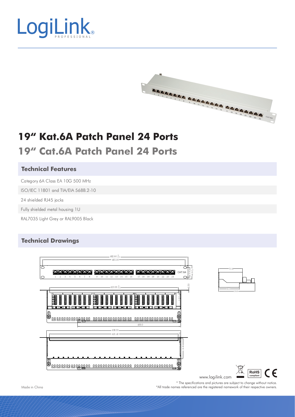 LogiLink NP0061 User Manual