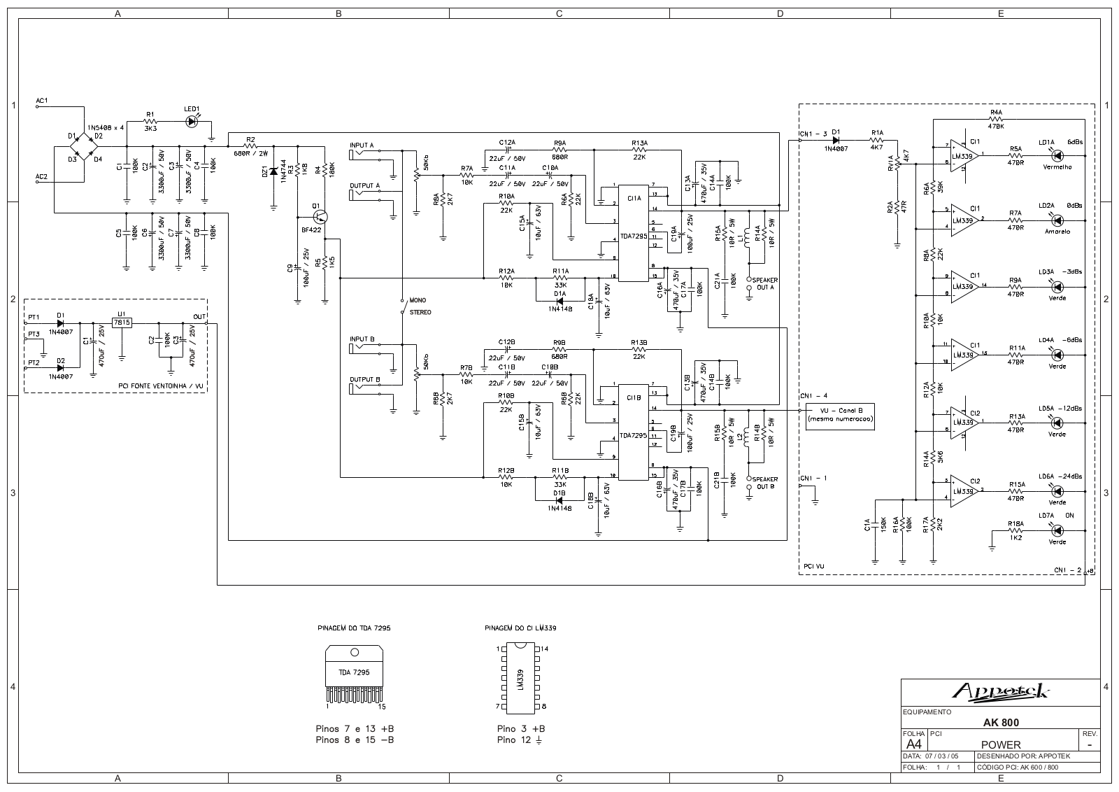 APPOTEK AK-800 Schematic - ManualMachine.com