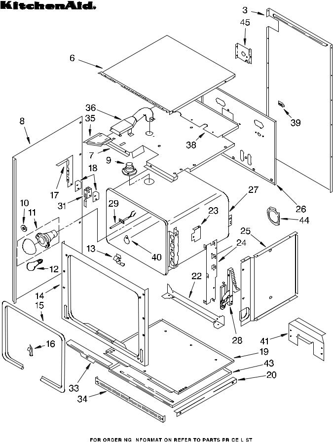 KitchenAid KEMS378YWH0 Parts List