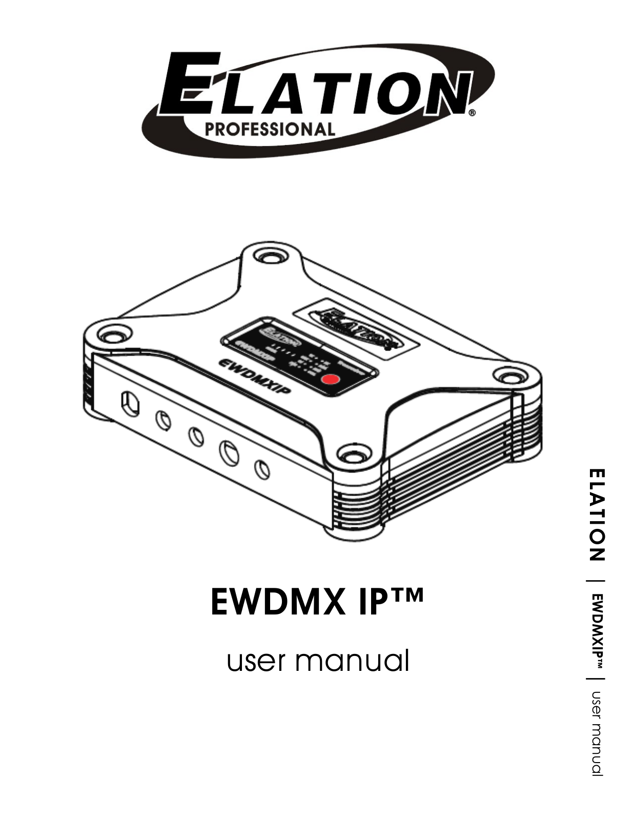 Elation Ewdmx IP User Manual