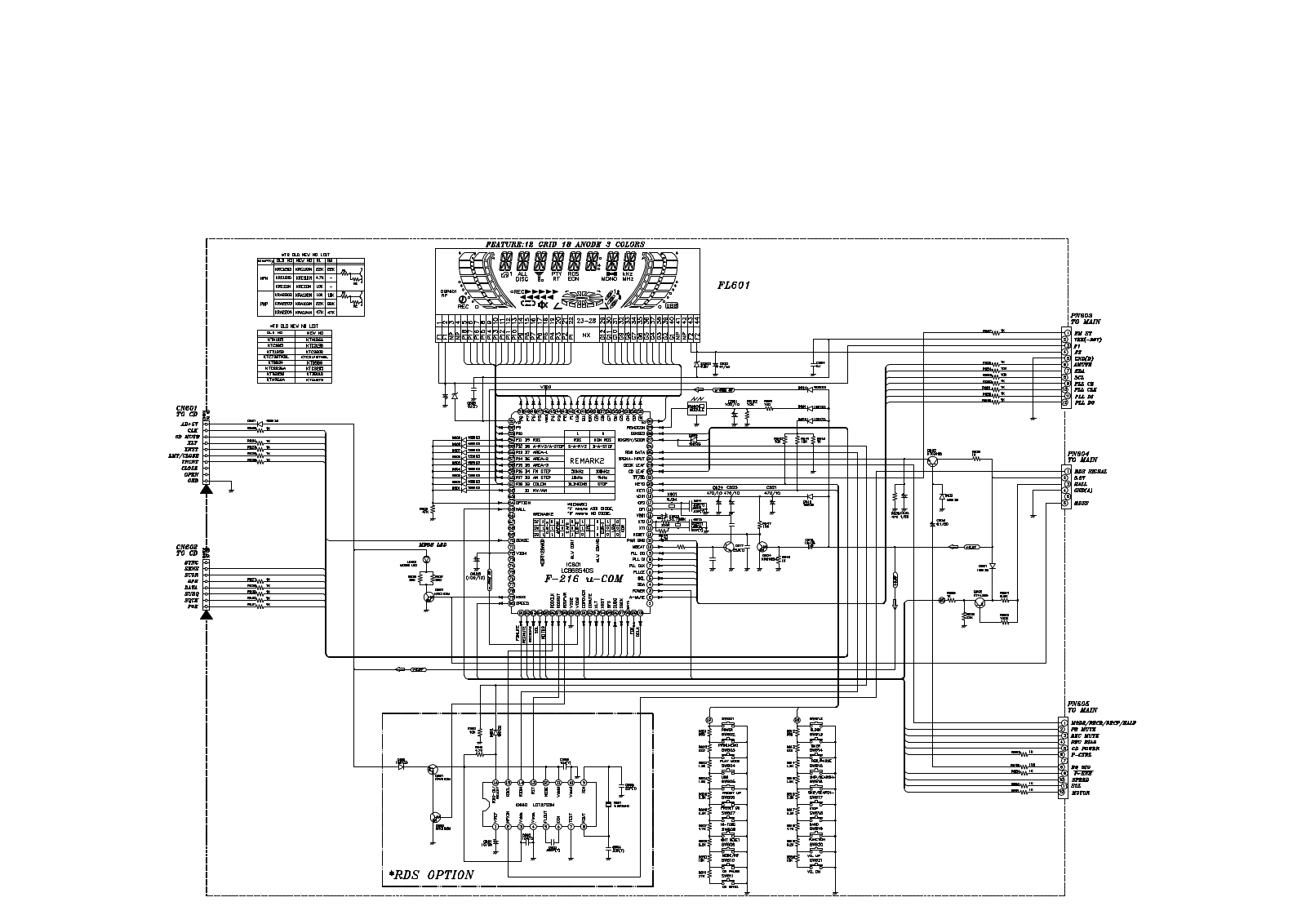 Goldstar ffh-216 Service Manual front