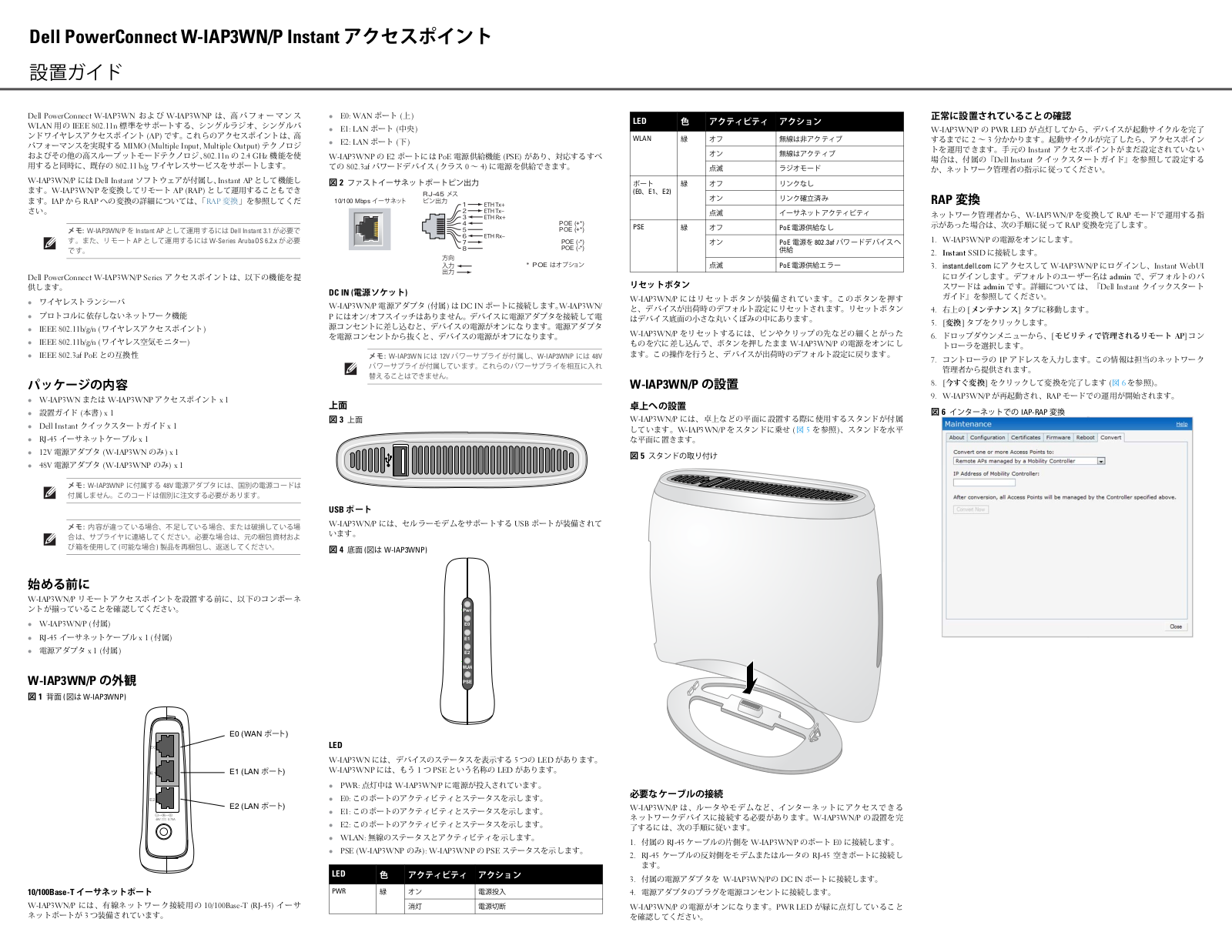 Dell W-IAP3WN User Manual