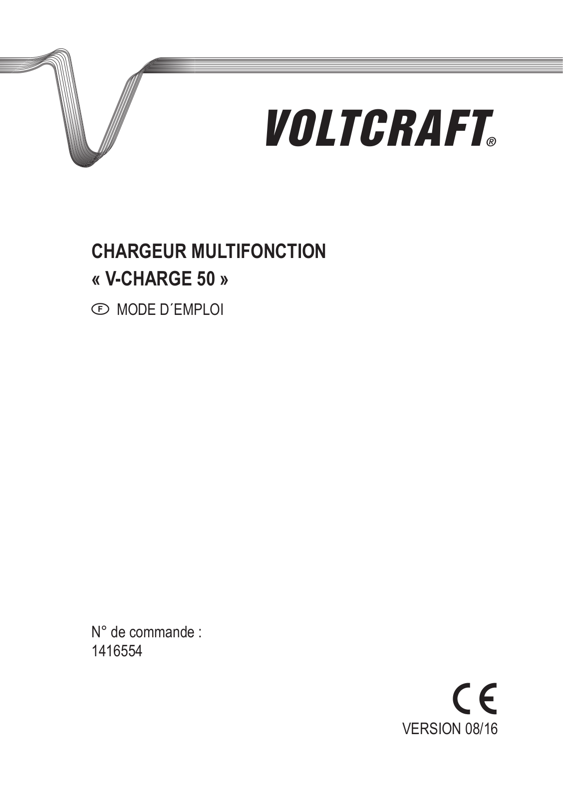 VOLTCRAFT V-CHARGE 50 User guide