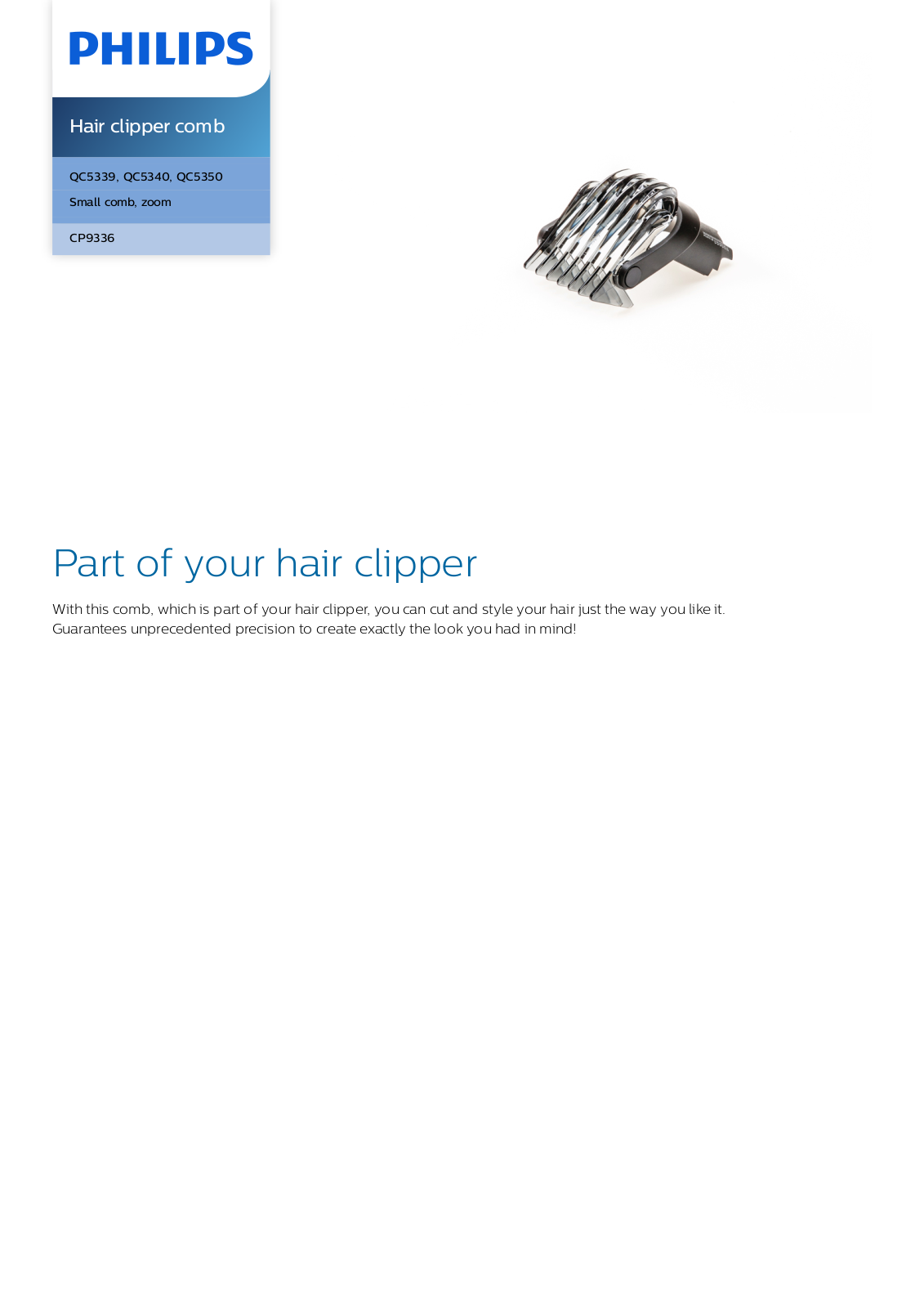 Philips CP9336/01 leaflet - ManualMachine.com