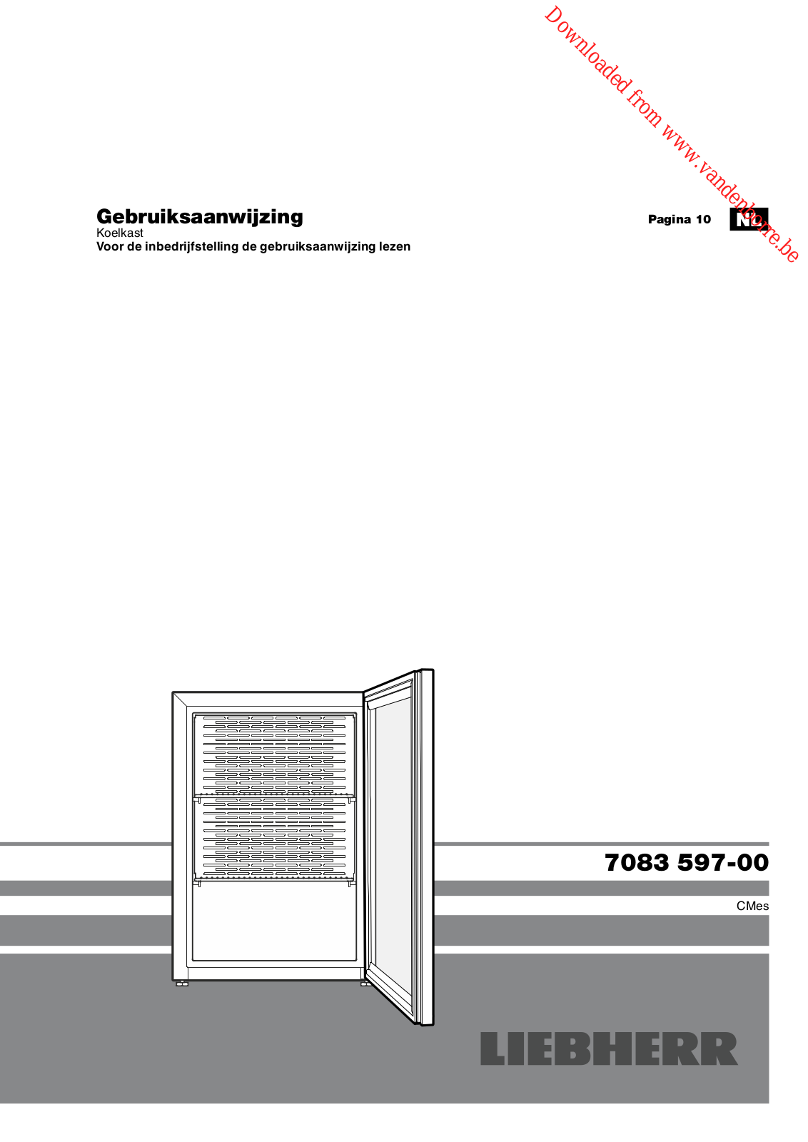 LIEBHERR CMes 502 CoolMini User Manual