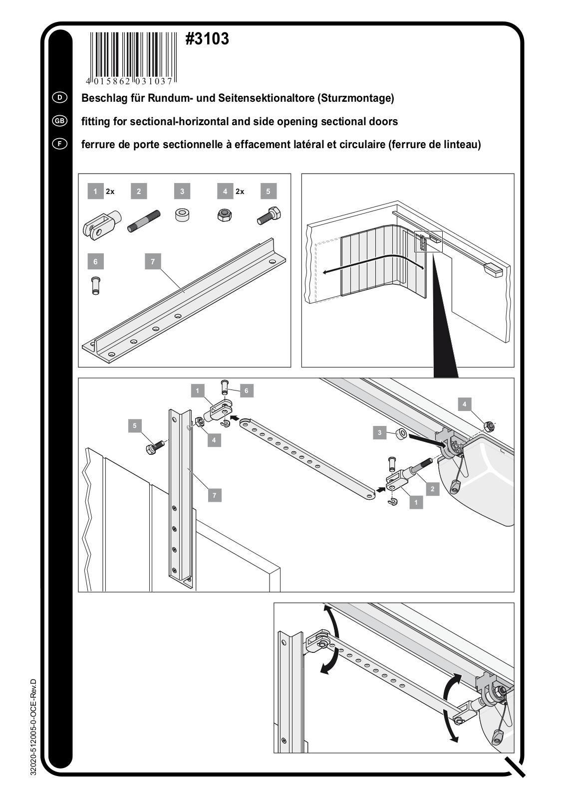 Sommer 3103 Installation Instructions - ManualMachine.com