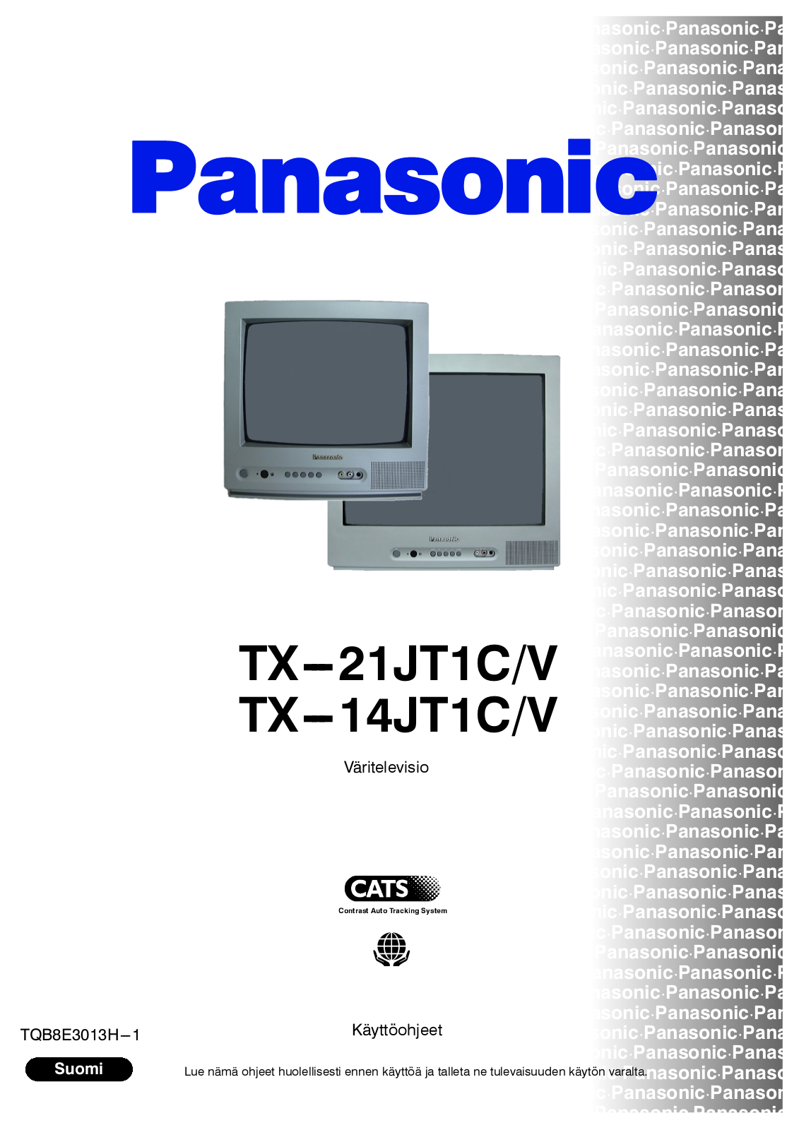 PANASONIC TX-21JT1CV, TX-14JT1CV User Manual