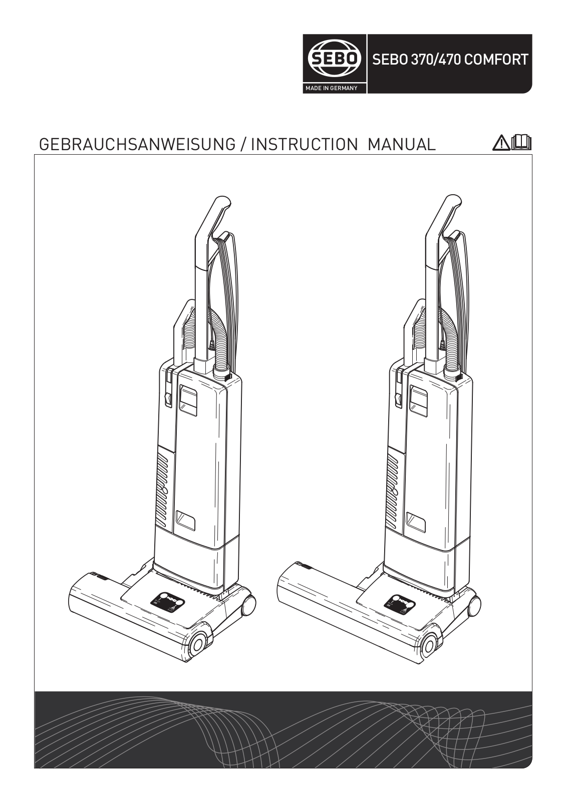 Sebo 370 COMFORT,470 COMFORT Instruction Manual