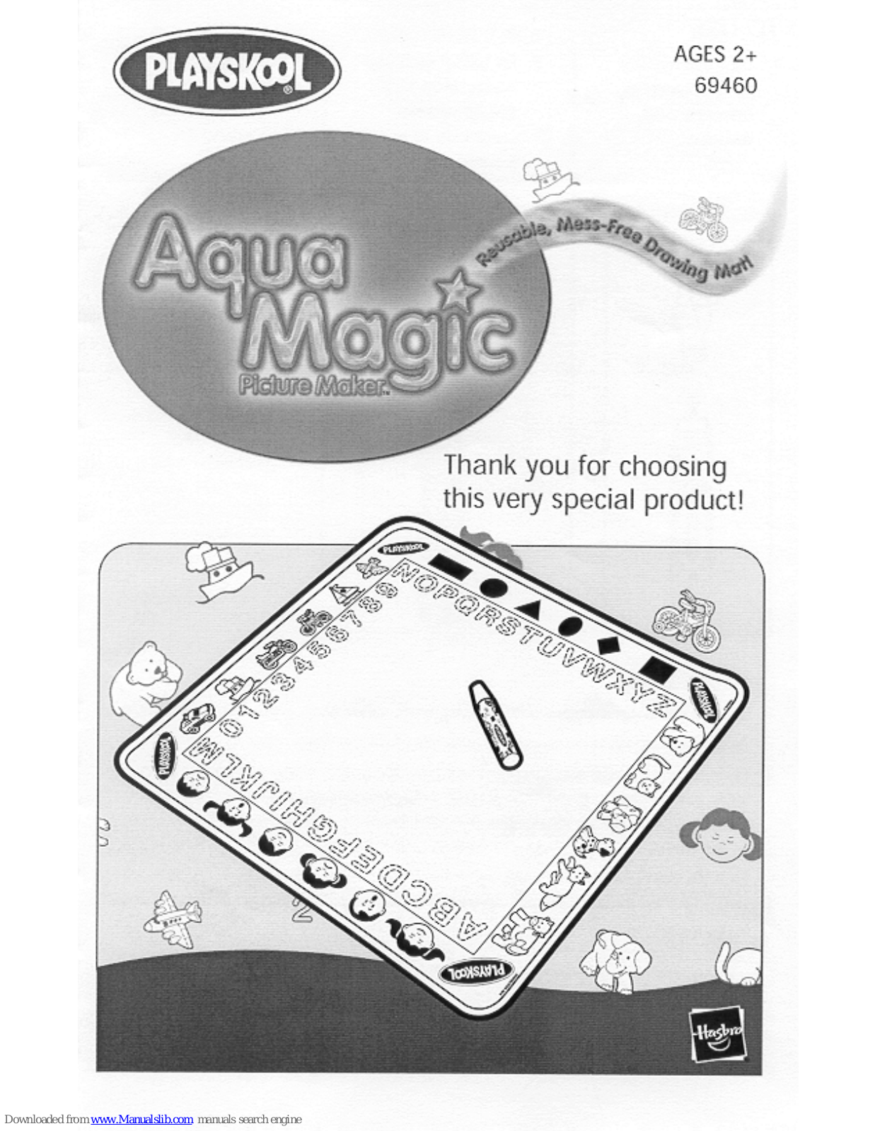 Playskool Aqua Magic 69460 Instructions Manual