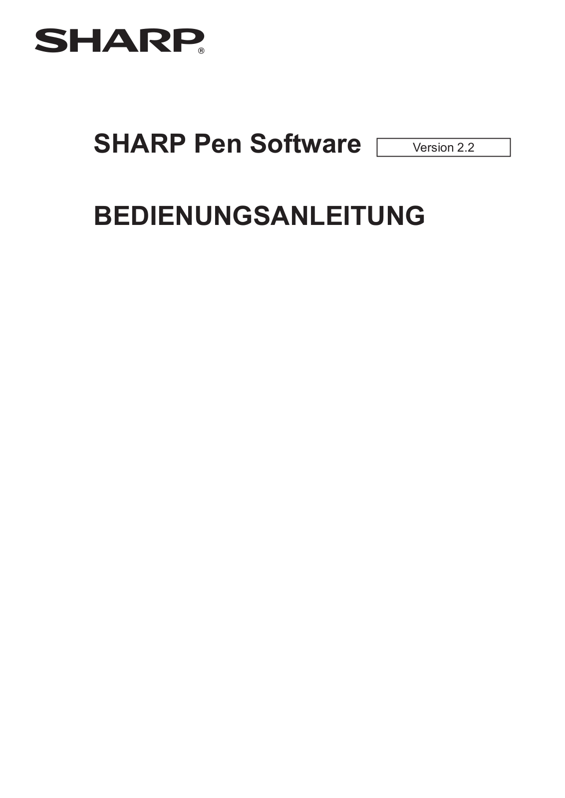 Sharp PN-L702B User Manual