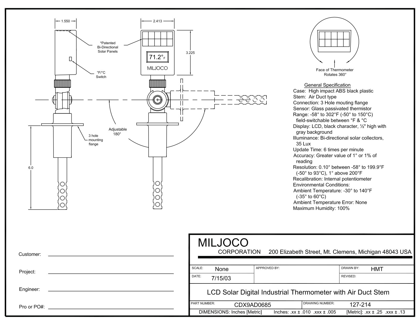 Miljoco CDX9AD0685 User Manual - ManualMachine.com