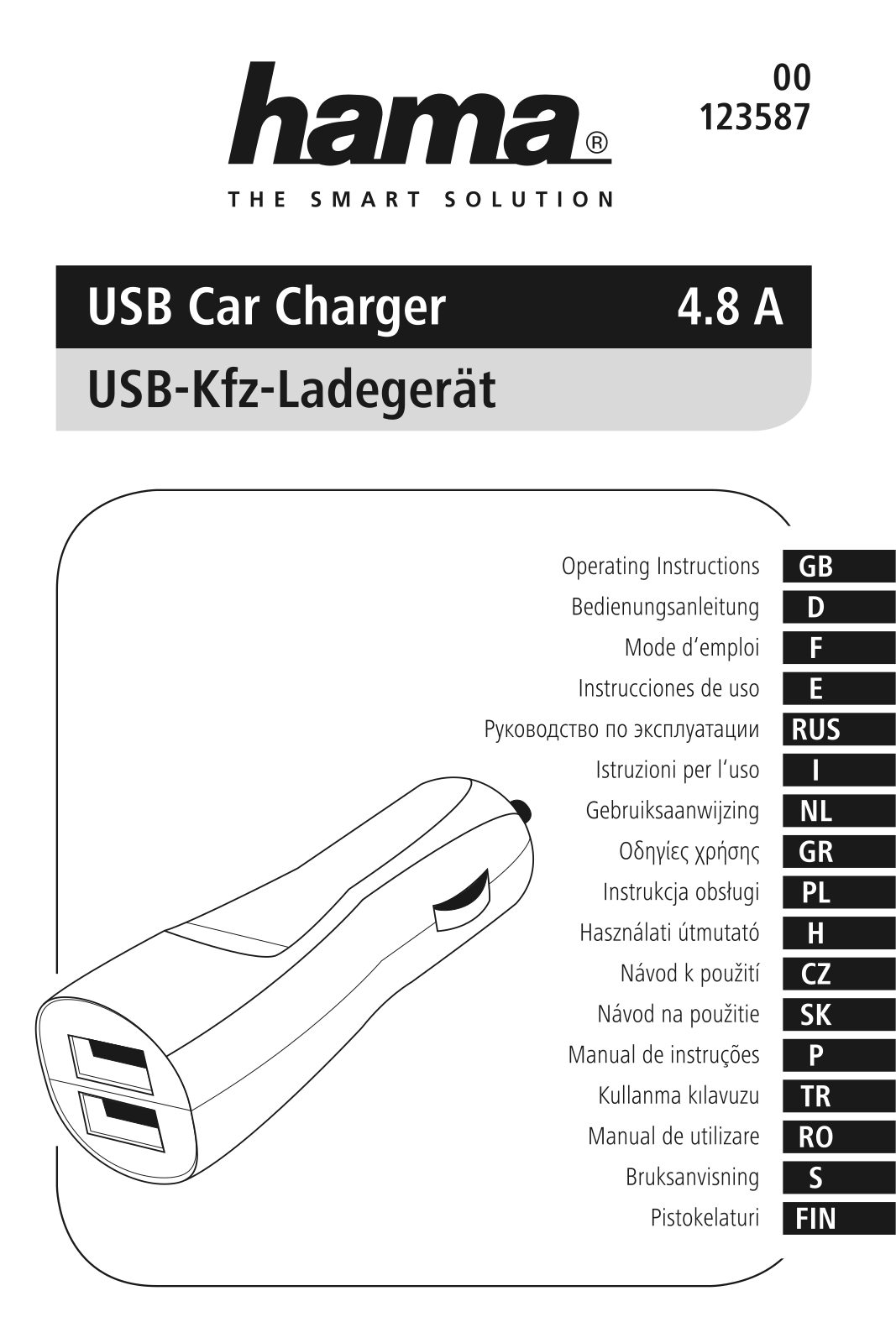 Hama 00123587 User manual