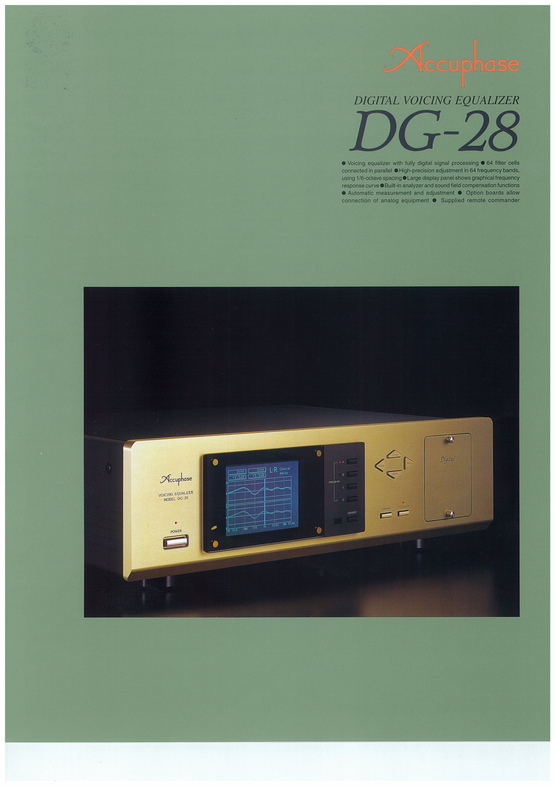 Accuphase DG-28 Brochure