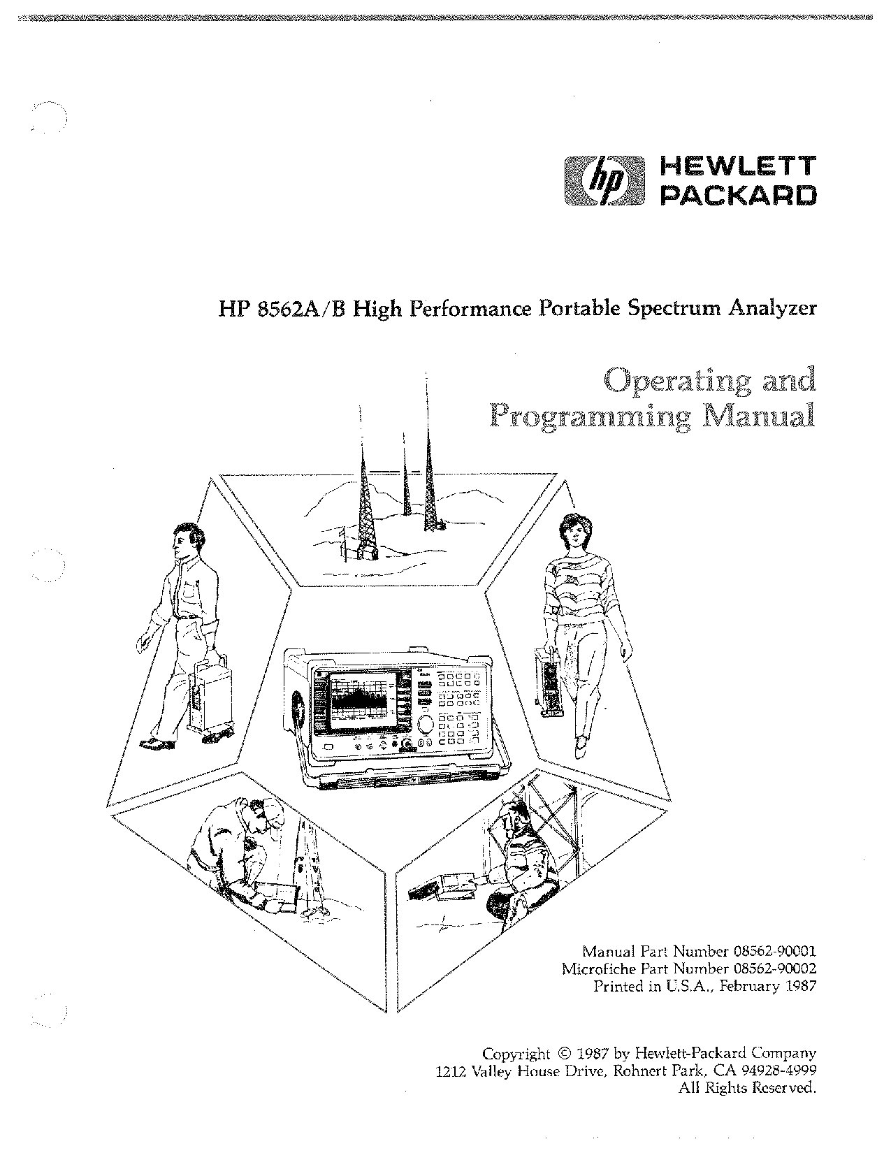 HP (Hewlett-Packard) 8562B, 8562A User Manual