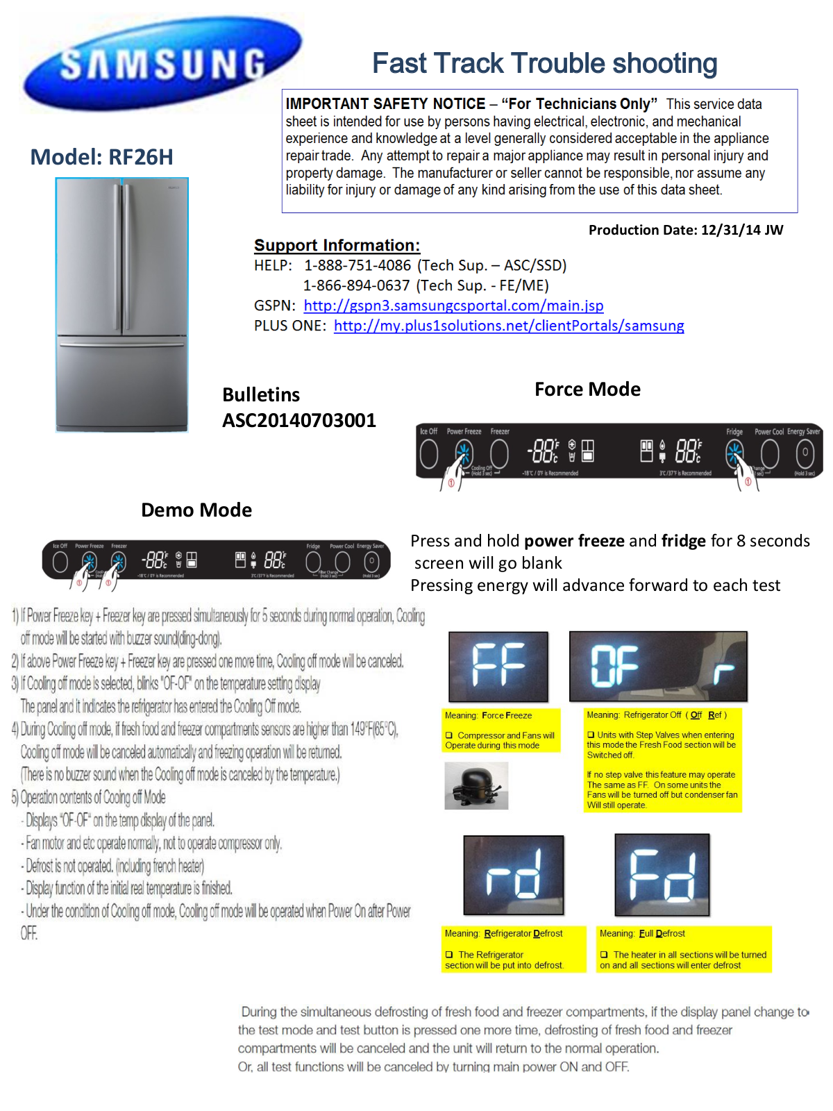 Samsung RF26H_FastTrack_12_31_2014 Datasheet - ManualMachine.com
