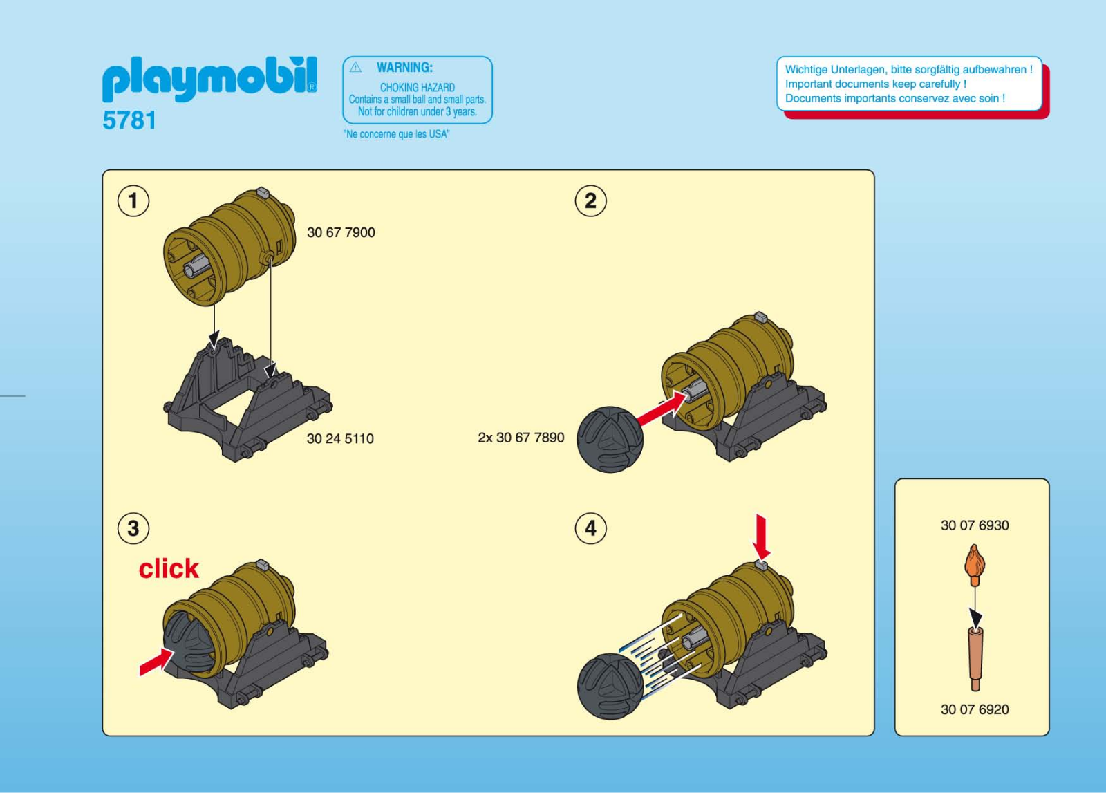 Playmobil 5781 Instructions