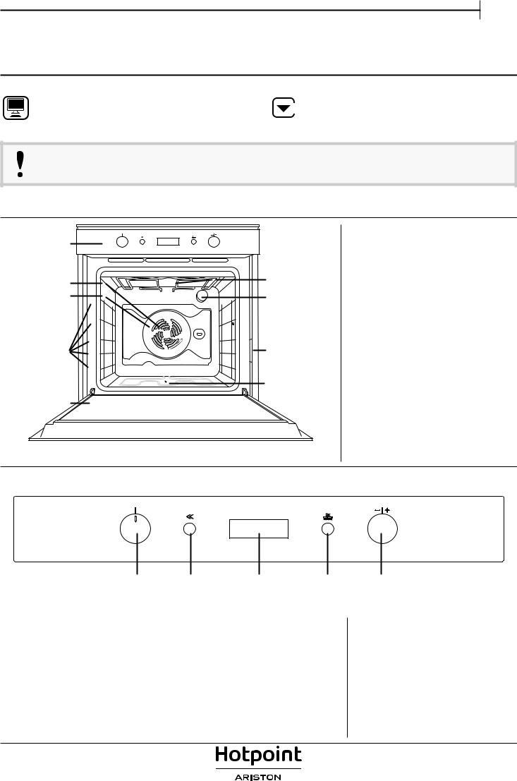 HOTPOINT/ARISTON FI7 861 SP IX HA Daily Reference Guide