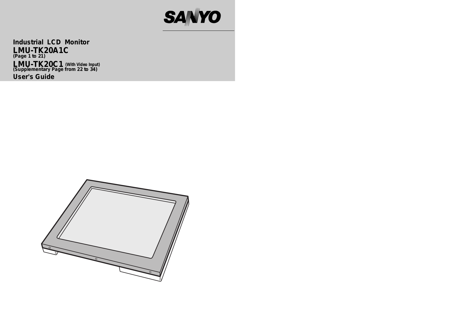 Sanyo LMU-TK20A1C, LMU-TK20C1 Instruction Manual