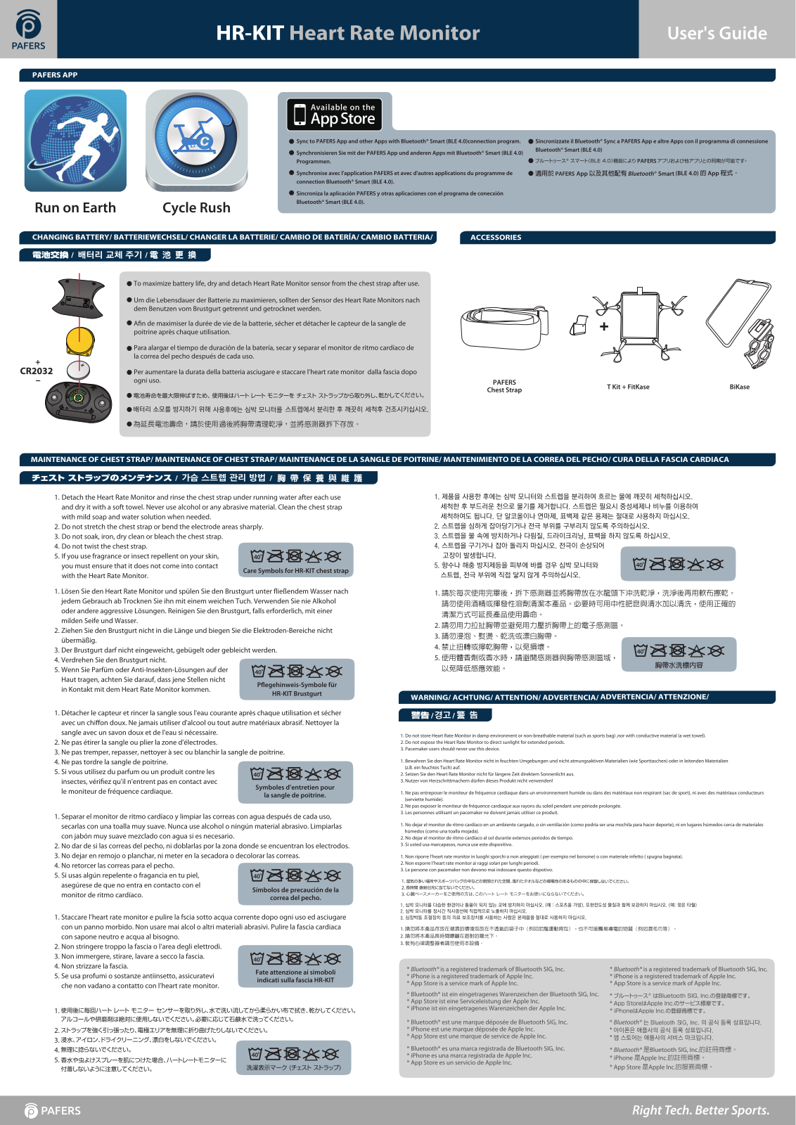 PAFERS Tech HR13001 User Manual