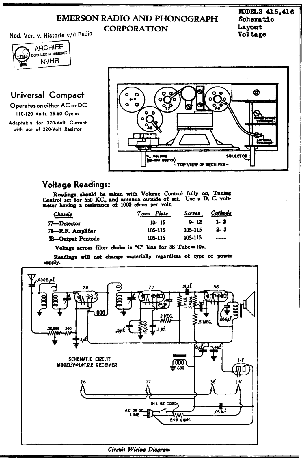 Emerson 415_416 Schematic - ManualMachine.com