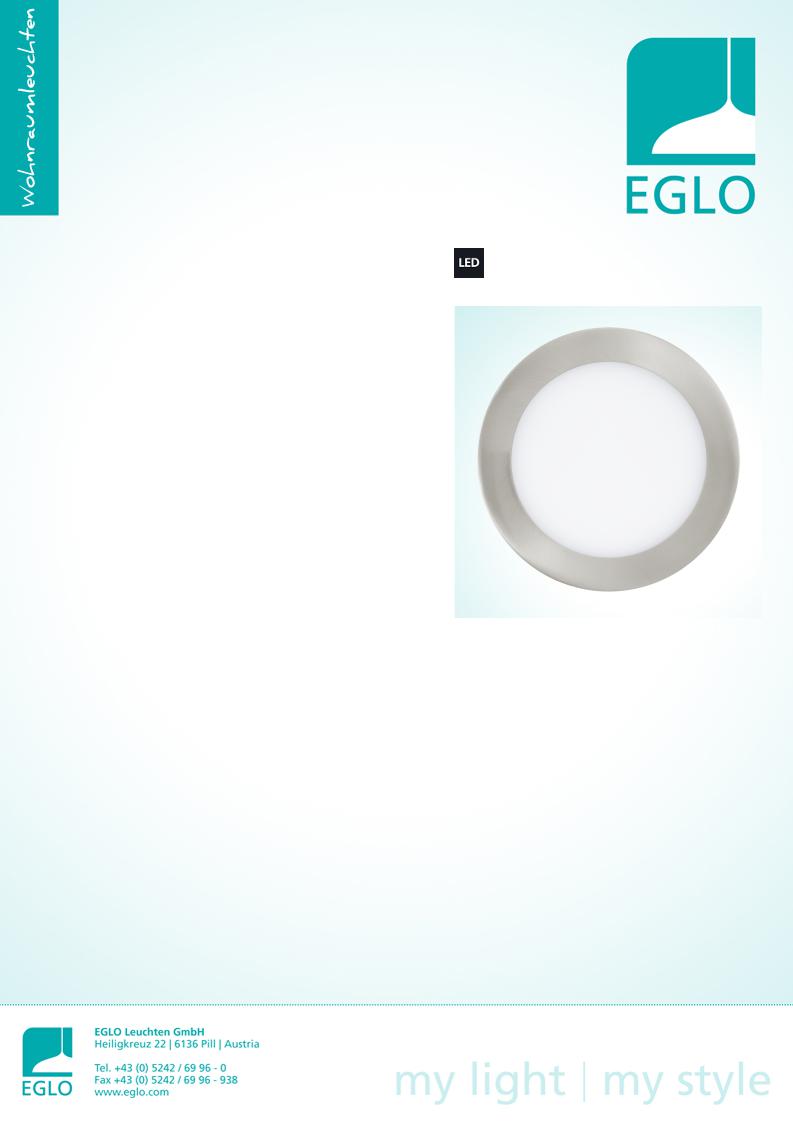 Eglo 32754 Service Manual