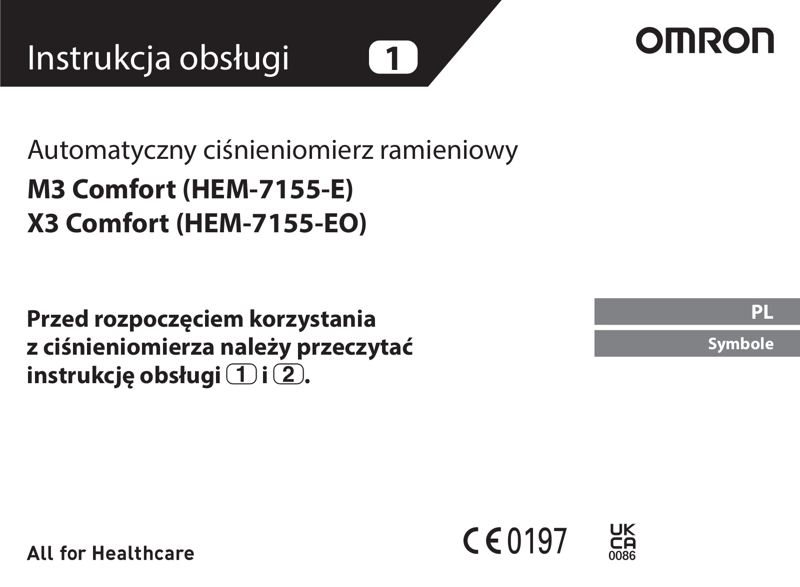 OMRON M3 COMFORT, HEM-7155-E User guide - ManualMachine.com
