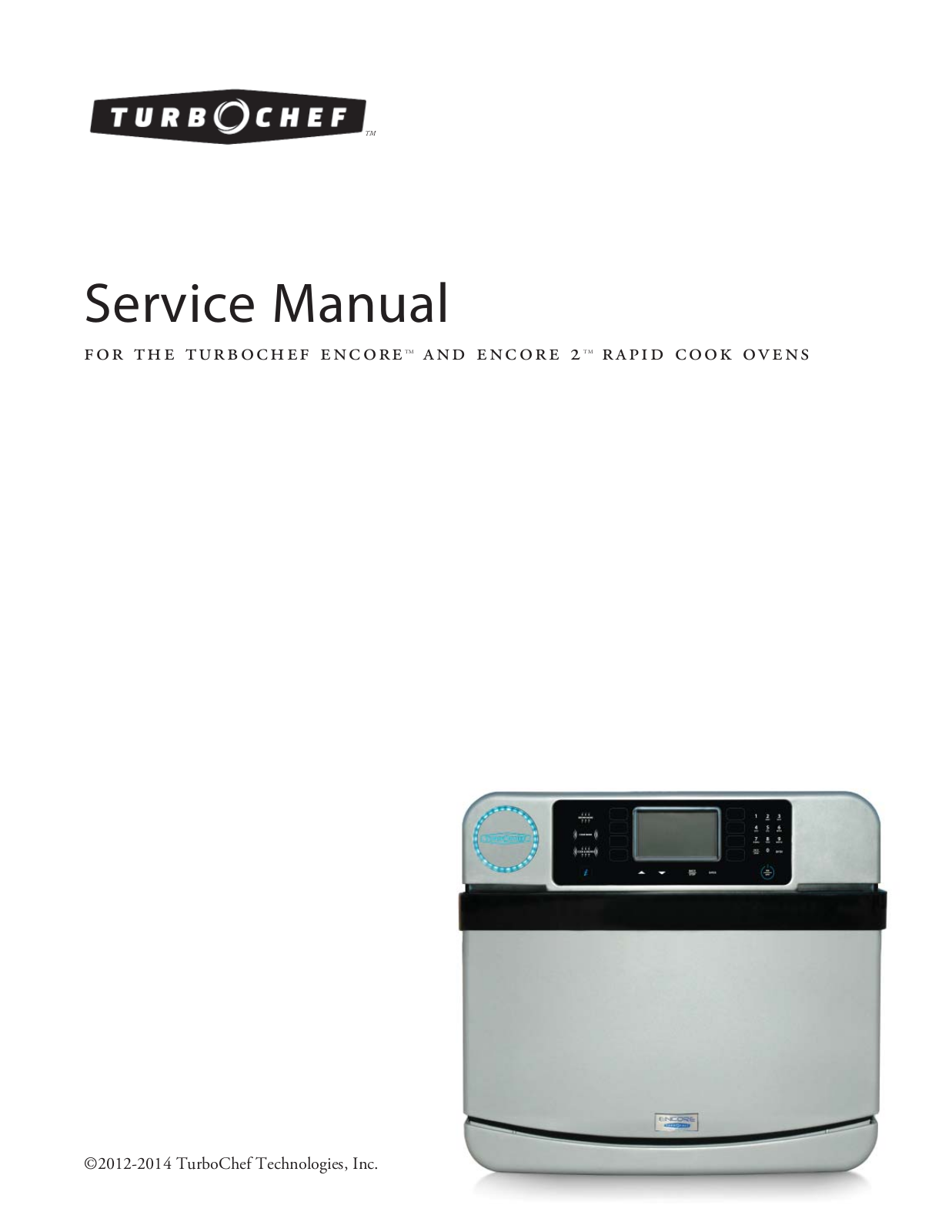 TurboChef ENCORE 2 Service Manual